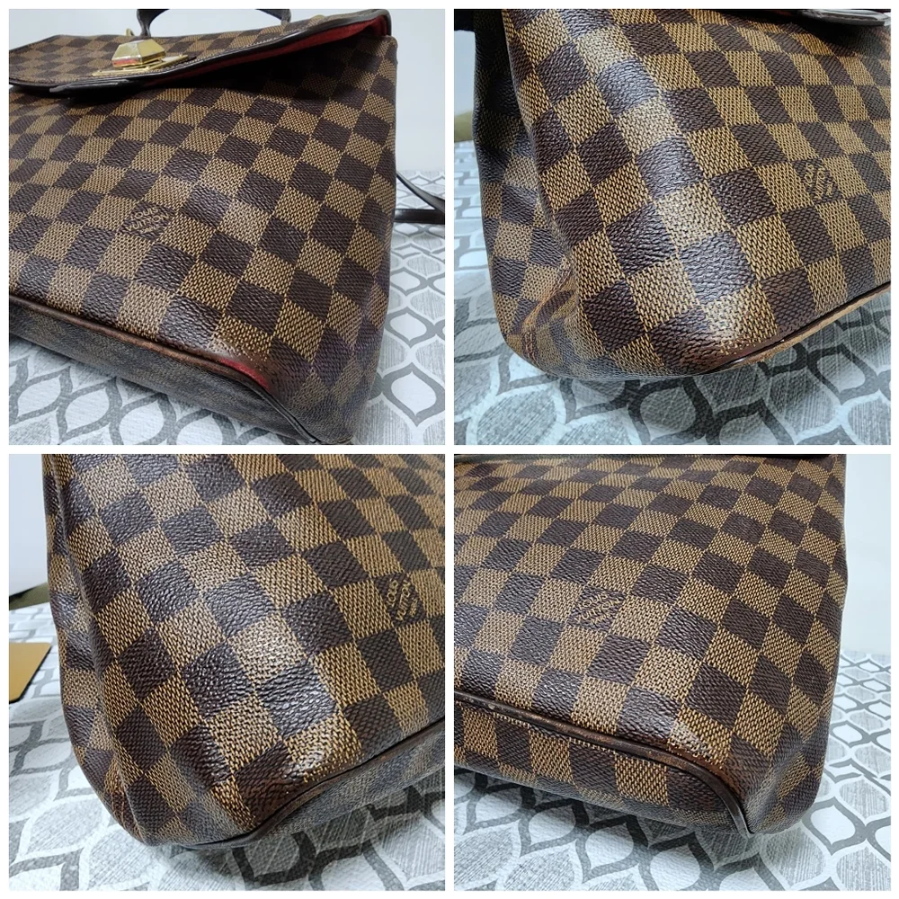 Louis Vuitton Damier Canvas Bergamo MM Bag - Picture 12 of 13